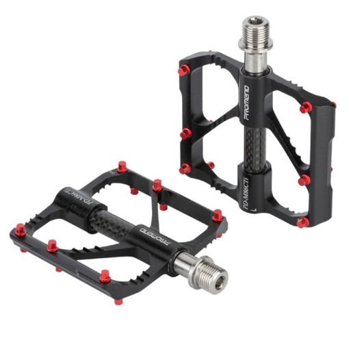PROMEND Titanium Axle Carbon Tube Bicycle Pedal - 1 Pair - 1