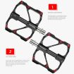 PROMEND Titanium Axle Carbon Tube Bicycle Pedal - 1 Pair - 3