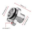 BMW 335i Car Water Hose Joint Pipe Adaptor 28mm with Clamps - 3