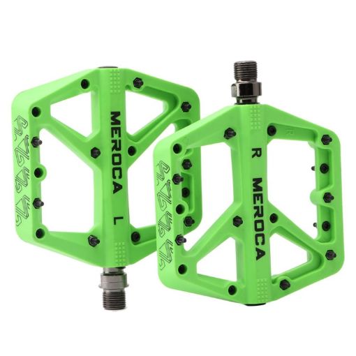 MEROCA Mountain Bike Nylon Pedal - Green - 1