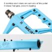 MEROCA Mountain Bike Nylon Pedal - Black - 5