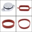 4x22mm Car Swirl Flap Air Intake Repair Kit - Black - 3