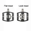 WEST BIKING Aluminum Dual-Purpose Self-Locking Pedals - Black - 4