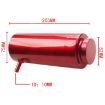 Car Universal Modified Aluminum Alloy Cooling Water Tank Bottle Can, 800ML Black - 4