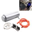 Car Universal Aluminum Cooling Water Tank Bottle 800ML Silver - 1