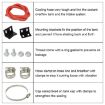 Car Universal Modified Aluminum Alloy Cooling Water Tank Bottle Can, 800ML Red - 7