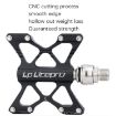 LitePro K5 Folding Bike Aluminum Pedals - Red - 5