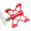LitePro K5 Folding Bike Aluminum Pedals - Red - 7