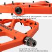 MEROCA Mountain Bike Nylon Pedal - Sky Blue - 6