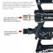 Promend PD-M68 Mountain Bike Aluminum Pedals - 1 Pair - 6