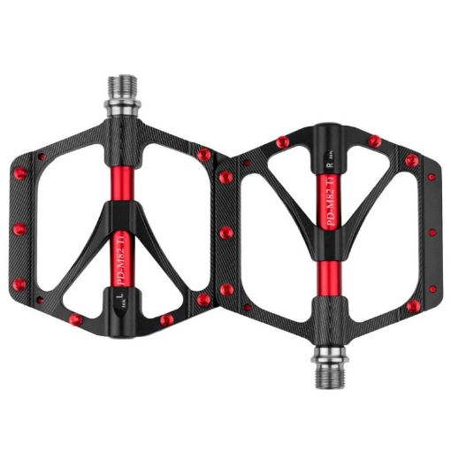 PROMEND PD-M82-TI Mountain Bike Pedals - 1 Pair, Titanium Alloy Shaft - 1