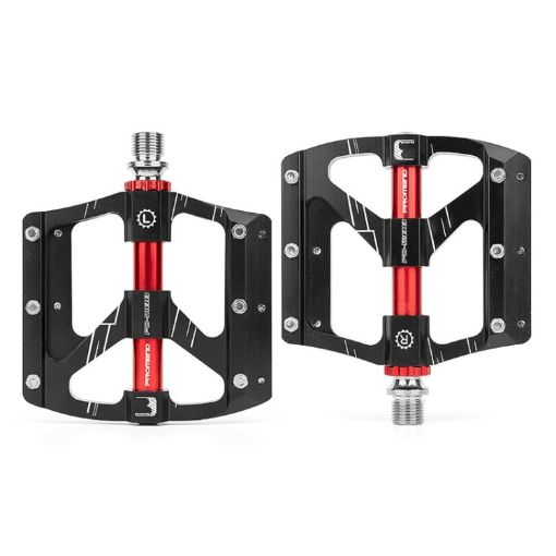 PROMEND PD-M88 Mountain Bike Aluminum Pedals - 1 Pair (Black) - 1