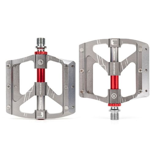 PROMEND PD-M88 Mountain Bike Aluminum Pedals (Titanium Color) - 1