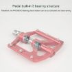 PROMEND PD-M88 Mountain Bike Aluminum Pedals (Titanium Color) - 4