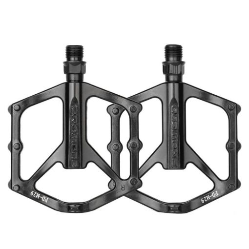 Promend PD-M29 Mountain Car Pedal - 1 Pair, Aluminum, DU Bearings (Black) - 1