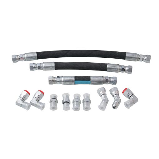 HF075 HPOP Hoses Lines Fittings Set for 1994-1997 Ford Powerstroke Turbo - 1