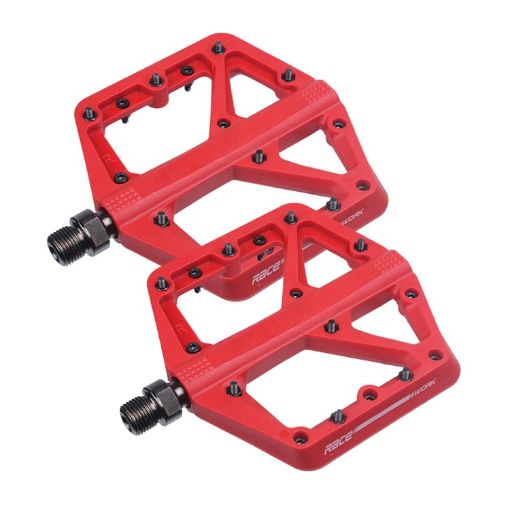RACEWORK RK66 Mountain Bike Pedals - Red - 1