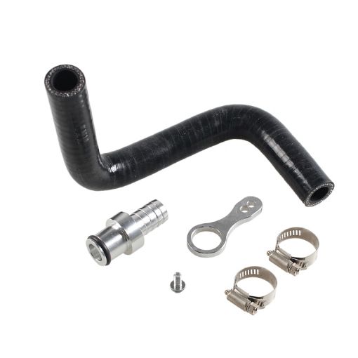 Coolant Bypass Hose Barb Adapter + Hose for Dodge Ram Cummins 2009-2019 - 1