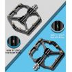 West Biking Carbon Fiber Mountain Bike Pedal - Black - 9