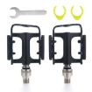 Carbon Fiber Bicycle Quick Release Pedals - 1 Pair (Black) - 1