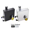 Triangle Aluminum Cooling Water Tank for Nissan (Black) - 2