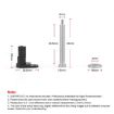 Car Fuel Door Hinge Pin for Ford F150 2009-2014 - XBL114-BK - 4