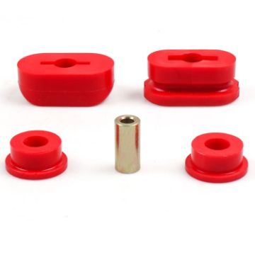 VW Jetta/Golf GTI Mk4 Front Lower Engine Mount Bracket Poly Bushings (Red) - 1