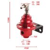 Adjustable Fuel Pressure Regulator with Gauge - Car Modified - 3