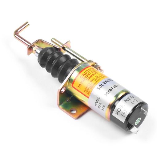 Lister Petter 12V Engine Flameout Solenoid Valve - 1