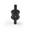 8mm Car Aluminium Alloy Fuel Petrol One Way Non Return Check Valve - 1