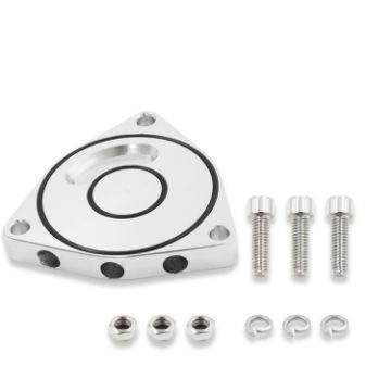 Honda Civic 2015-2021 Turbo Blow Off Valve Plate Spacer - Silver - 1