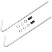 LS05 10 inch Car Battery Fixing Stainless Steel Bracket Bolt Kit - 2