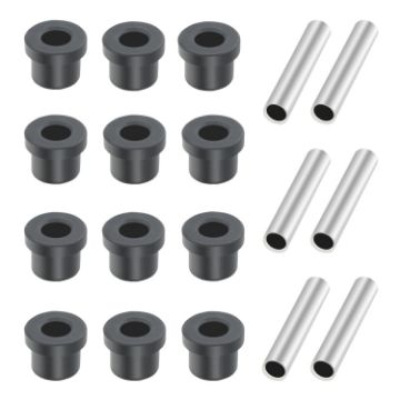 Rubber & Iron Sleeve Kit for EZGO TXT Golf Cart - 12 Rubber + 6 Iron Sleeves - 1