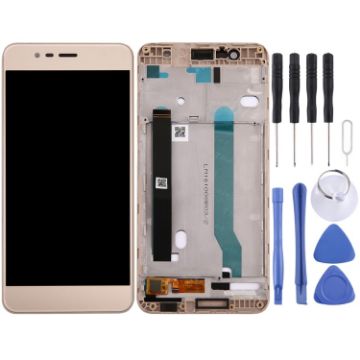 OEM LCD Screen for Asus ZenFone 3 Max Digitizer Assembly Gold - 1