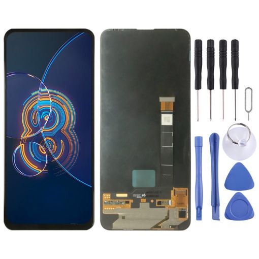 AMOLED LCD Screen for Asus Zenfone 8 Flip ZS672KS - Black - 1