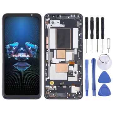 Asus ROG Phone 5 ZS673KS OLED LCD Screen Digitizer Assembly (Black) - 1