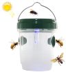 Solar Powered LED Fly Bee Trap Catcher Insect Control Tool - 1