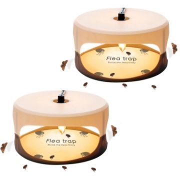 2pcs SK111 Pet Household Flea Lamp - EU Plug - 1