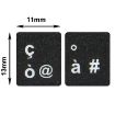 Italian Learning Keyboard Layout Sticker for Laptop/Desktop Computer - 3