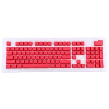 Picture of 104 Keys Double Shot PBT Backlit Keycaps for Mechanical Keyboard (Red)