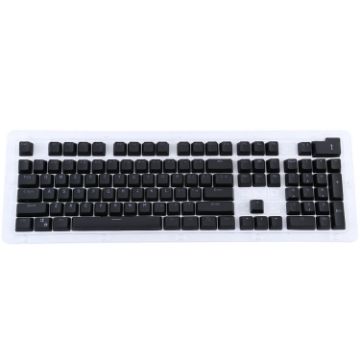 Picture of 104 Keys Double Shot PBT Backlit Keycaps for Mechanical Keyboard (Black)