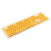 104 Keys Double Shot PBT Backlit Keycaps - Yellow - 2