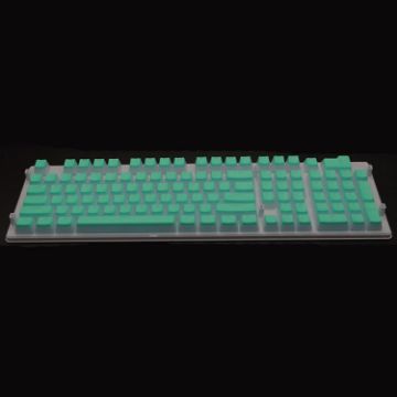 Picture of Pudding Double-layer Two-color 108-key Mechanical Translucent Keycap (Cyan)