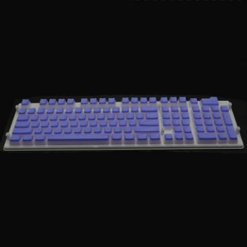Double-layer Two-color Mechanical Translucent Keycap (Violet) - 1