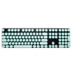 Steampunk Retro Mechanical Keyboard Keycap - Cyan - 1