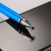Universal 2 in 1 Thin Tip Stylus Pen for iPhone, iPad, Samsung - Blue - 6