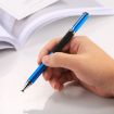 Universal 2 in 1 Thin Tip Stylus Pen for iPhone, iPad, Samsung - Blue - 7