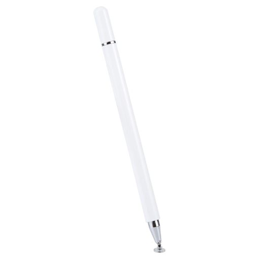 Passive Capacitive Pen Touch Screen Stylus Pen - White - 1