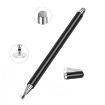AT-30 2-in-1 Silicone Sucker + Conductive Cloth Head Handwriting Touch Screen Pen (Black) - 1