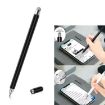 AT-30 2-in-1 Silicone Sucker + Conductive Cloth Head Handwriting Touch Screen Pen (Black) - 2